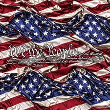 We the People Flag 55 - 20" x 38" Hydrographic Film Hydro Dipping