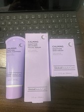 Global Beauty Nighttime Calming Skin Care Bundle New Unopened- 3 PIECES