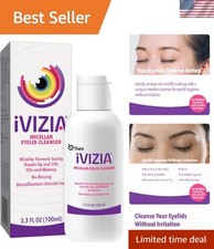 Micellar Eyelid Cleanser for Eyelid Cleansing, Rinse-Free, Gently Removes Mak...