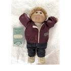 Cabbage Patch Kids 16in Logan Maurice Boy Doll Signed w/ Certificate Outfit