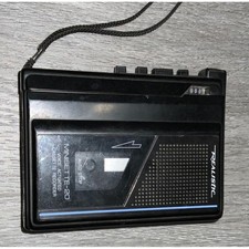 Realistic Minisette 20 Black Voice Actuated Cassette Recorder 14-1055A