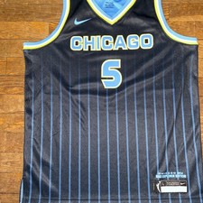 NIKE Chicago Sky Angel Reese #5 Jersey Explorer Edition Youth Size Large 14/16