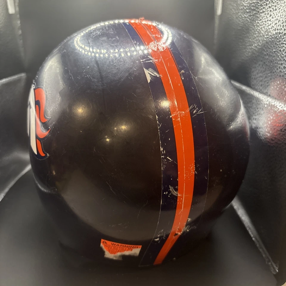 Retro NFL Franklin Denver Broncos Football Helmet Youth NOT for contact play - Image 4 of 4