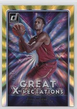 2021 Panini Donruss Great X-Pectations Holo Yellow Laser 13/25 Evan Mobley 7y2
