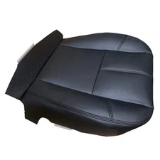 Leather Driver or Passenger Side Seat Cover for Chevy Silverado 1500 Black