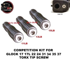 Competition Guide Rod Kit For GLOCK GEN 1 2 3 G17 17L 22 24 31 34 35 Torx Tip