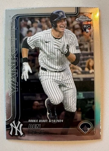 2025 Topps Chrome Update Series - Rookie Debut Ben Rice #USC138 (RC)