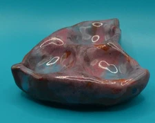 "Warm Heart" - Abstract Original Clay Sculpture. Hand made & glazed.