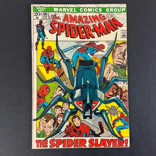 Amazing Spider-man #105 Comic Spider Slayer Mary Jane Osbourne VG+/FINE!