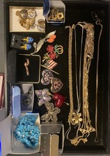 Costume Jewelry Lot Avon, park lane, and Other Vintage, Necklace, Earrings, Pins