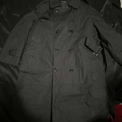 #ad #ad DLA Garrison Collection Military All Weather Dress Trench Coat Zip In Liner 38XS $34.99