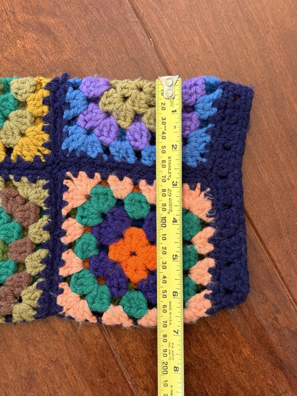 Granny Square Afghan Patchwork  Cardigan, Handmad… - image 14