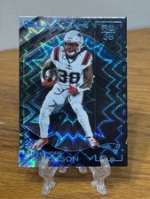 2025 Panini Black Rhamondre Stevenson #28 1 /1 platinum