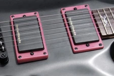 Guitar Parts Humbucker Pickup MOUNTING RINGS Trim Bezels - Set of 2 - ROSE PINK