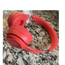 Beats by Dr. Dre Solo3 Wireless Bluetooth Headphones Built-In Mic Red
