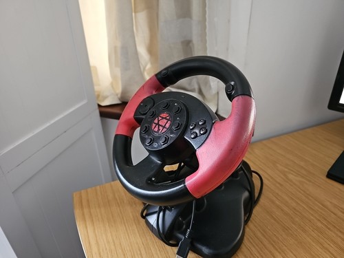 Sim Steering Wheel With Pedals. Fo Pc And Play Station