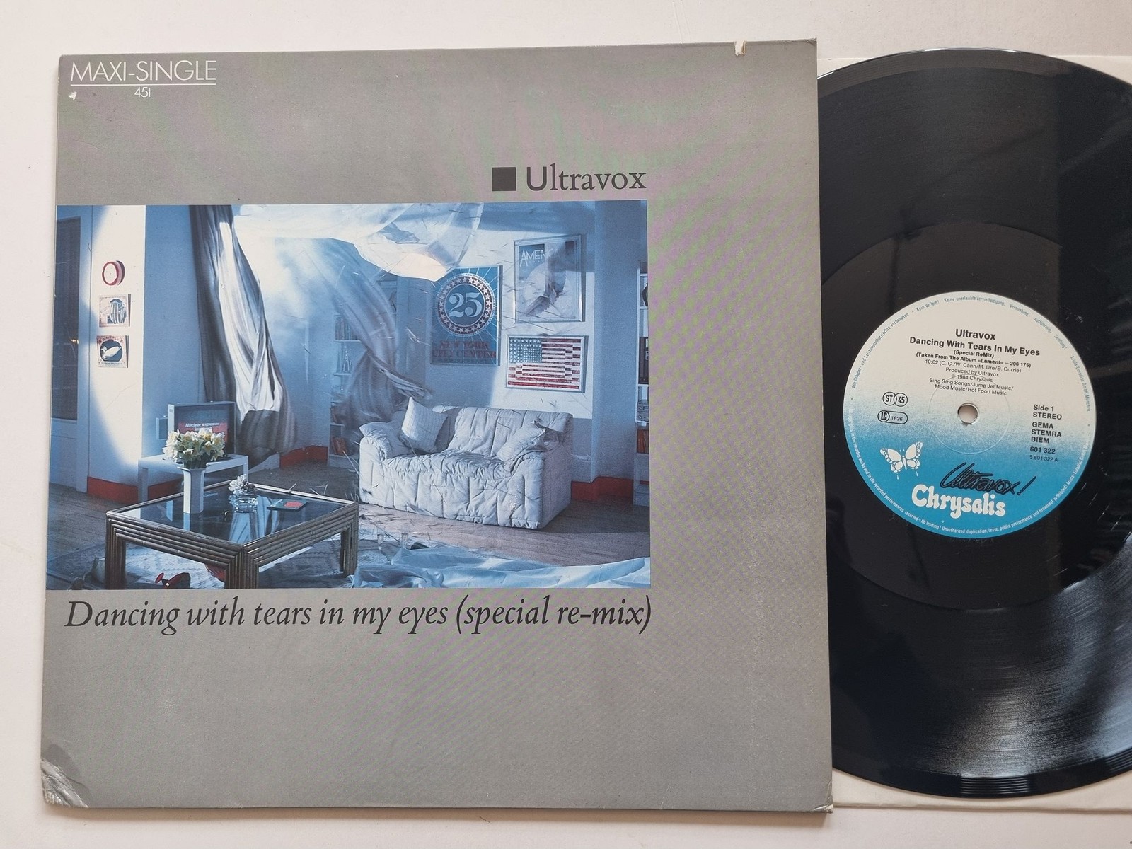 Ultravox - Dancing With Tears In My Eyes 12'' Vinyl Maxi Germany