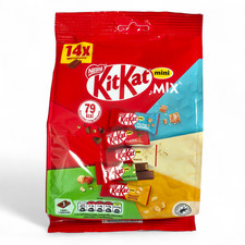 KitKat 2 Finger Chocolate Biscuit Bars Mini Mix Multipack 197.4g, Sweets Gift