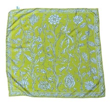 Sciarpa di seta vintage Emilio Pucci giallo floreale