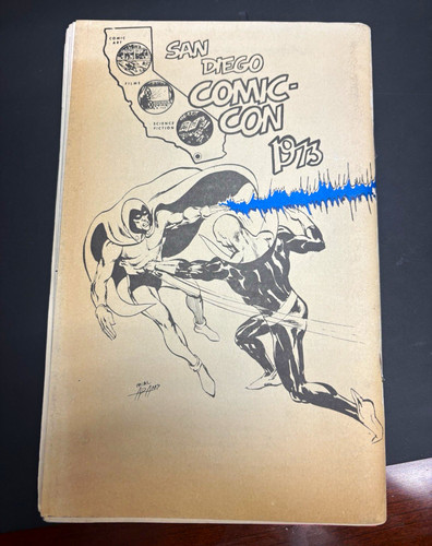 Historic & Rare- Original 1973 San Diego Comic-Con Official Program Book-Vintage
