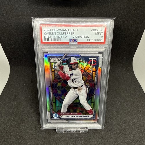 Kaelen Culpepper [Etched in Glass Variation] #BDC-98 2024 Bowman Draft Chrome card