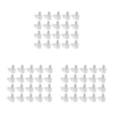 5 mm Pin Shelf Support Shelf Studs Strong Support 60 Pcs, Transparent G8Q98991