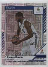 2024 Panini Donruss EuroLeague Press Proof Purple 28/275 Usman Garuba #29 14mf