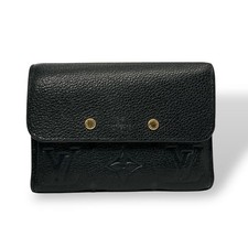 Louis Vuitton Monogram Empreinte Portefeuille Pont Neuf Black Wallet