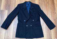 Austin Reed women's navy blue cashmere blazer, US size 10