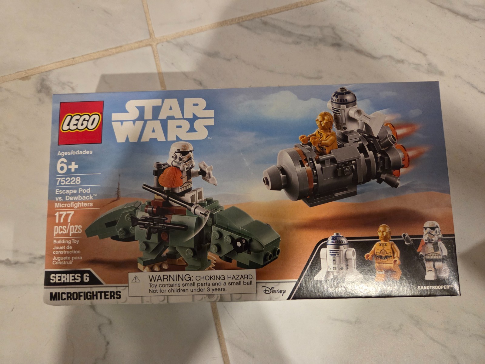 LEGO 75228 Star Wars Escape Pod vs Dewback Microfighters-Brand New & Sealed