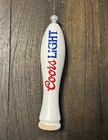 Coors Light Beer Tap Handle / Knob - White Red Blue Lettering Breweriana — photo 2