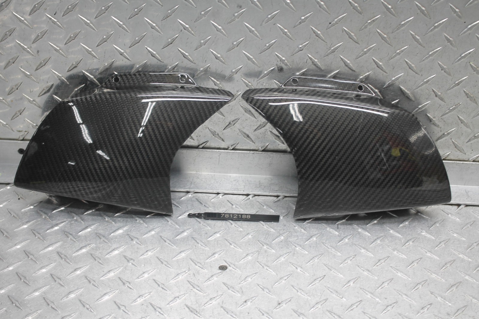 2004 APRILIA RSV1000 MILLE R CARBIN FIBRE FRONT LEFT RIGHT FAIRING AIR DEFLECTOR