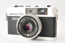 Meter Work Near MINT KONICA C35 Silver 38mm f2.8 35mm Film Camera From JAPAN