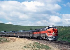 The Eastbound California Zephyr Altamont Pass Februar oder M&auml;rz 1970 8,5 x 11
