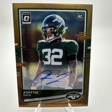 2020 Donruss Optic Ashtyn Davis RC Bronze Prizm Auto #145 - NY Jets