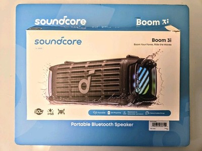 Soundcore Boom 3i Outdoor Bluetooth Speaker Black Floating Speaker