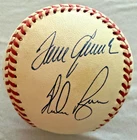 300 WIN CLUB signed Baseball (8-sigs) JSA LOA Spahn Carlton Seaver Niekro Perry