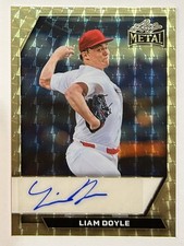 2026 LEAF METAL BASEBALL LIAM DOYLE TRUE #1/1 GOLD VINYL AUTO CARD #BA-LD1