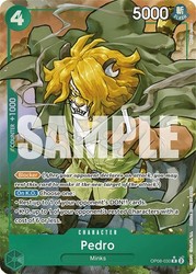 Pedro OP08-030 Alt Art Parallel Two Legends One Piece TCG