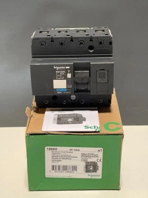 Disjoncteur Schneider Electric NG125N 100A 4P Courbe C - Réf 18660 - Photo 1/4