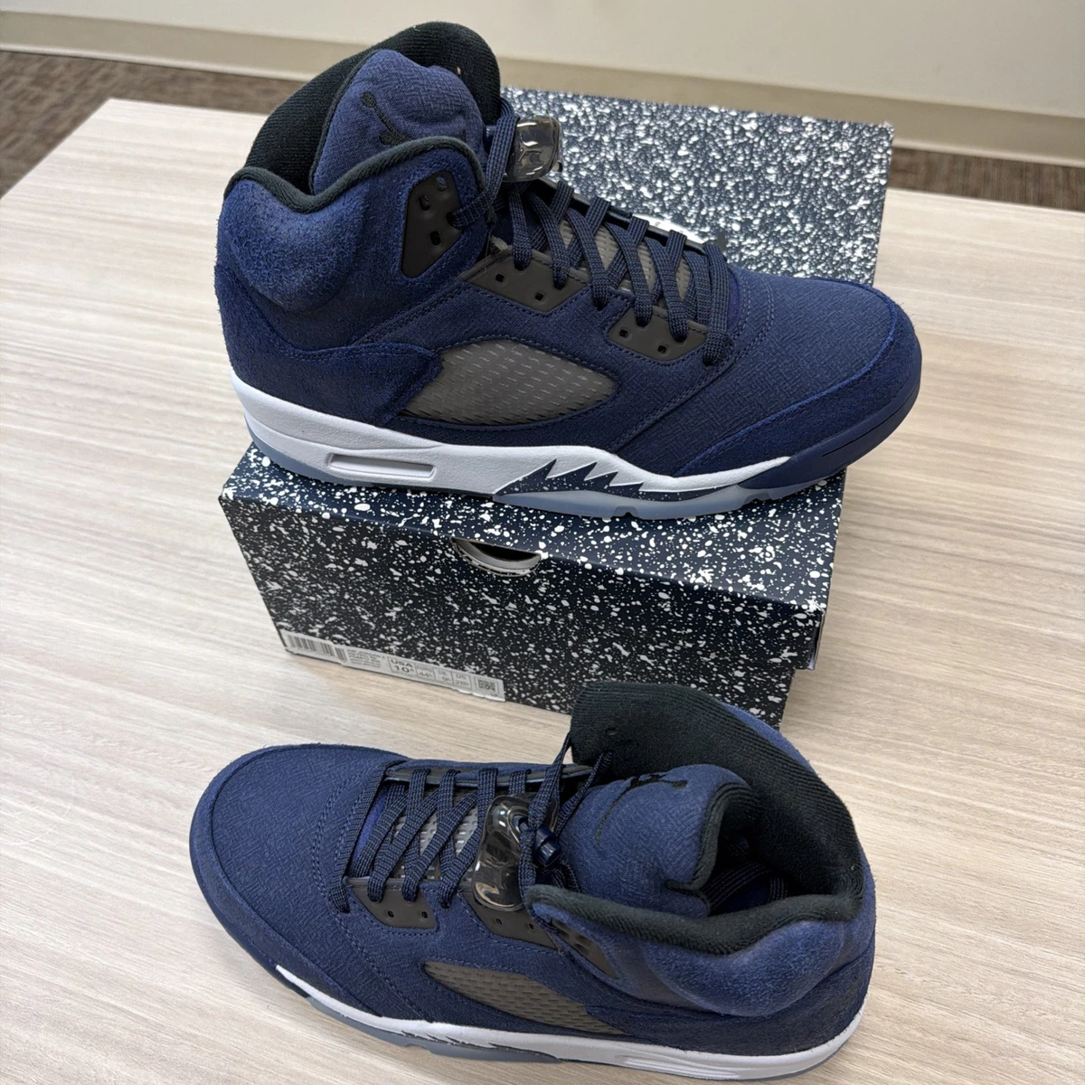 Preços baixos em Jordan 5 Retro Blue Suede | eBay