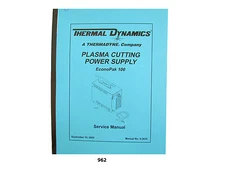 Thermal Dynamics EconoPak 100 Plasma Cutter  Service Manual *962