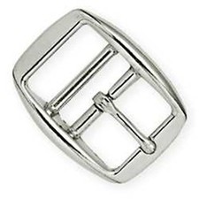Double Bar Buckle Nickel 5/8" 1514-02