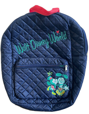 Disney Parks exclusive blue quilted embroidered Minnie 