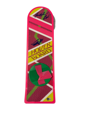 MICHAEL J FOX CHRISTOPHER LLOYD SIGNED BACK TO THE FUTURE