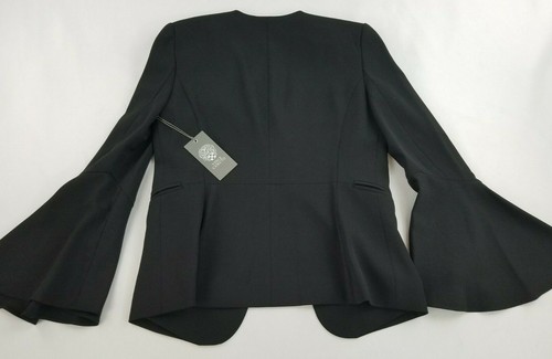 Vince Camuto women essentials jacket blazer 9699535E rich black sz 0P $139 - Afbeelding 5 van 12