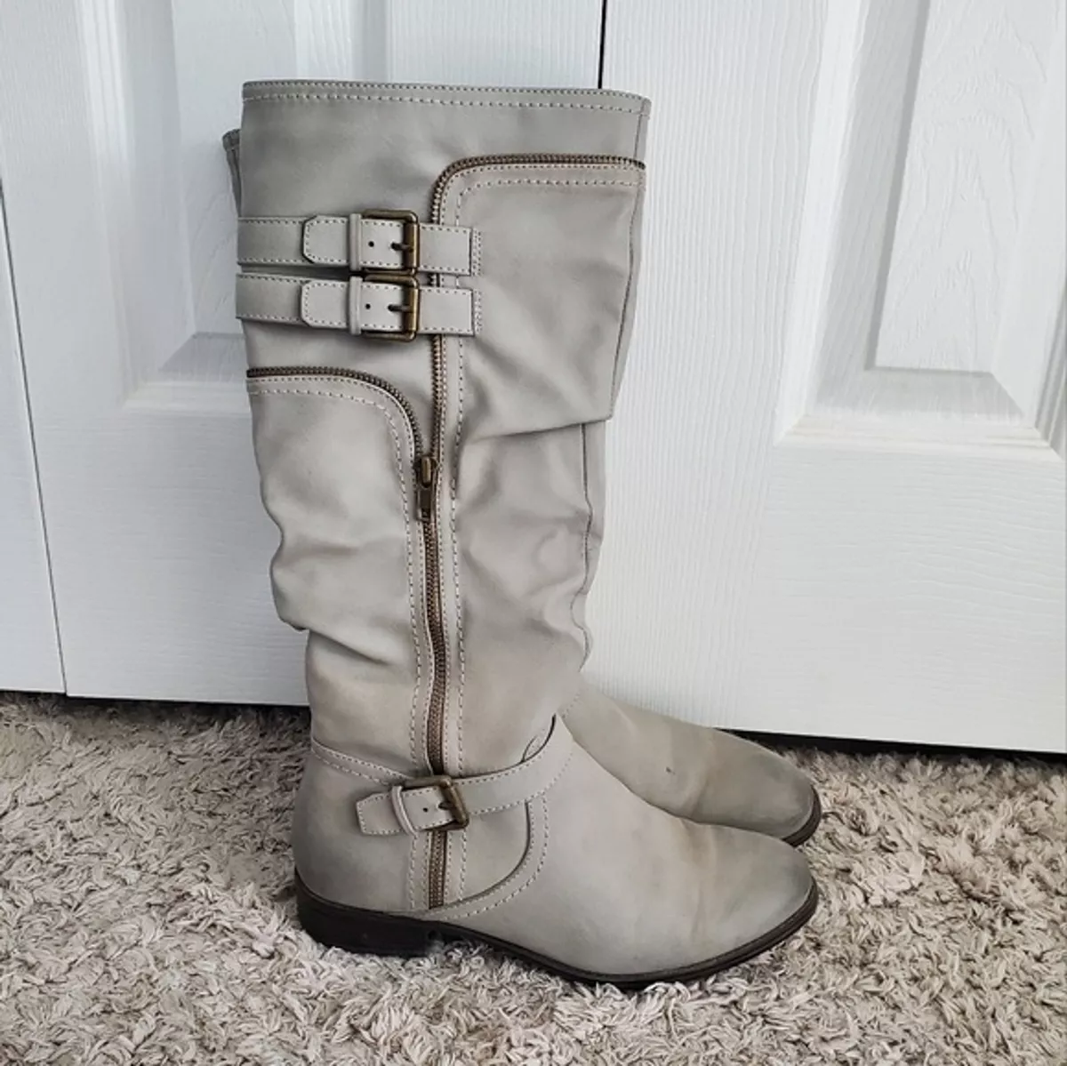 White mountain tall boots hotsell