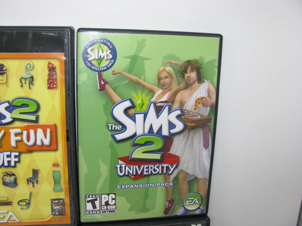 Lot 8 The Sims 2 PC Game Lot CD DVD 7 Expansion Packs Manuals **READ** - Image 4 of 4