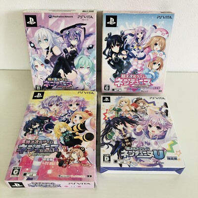 PS VITA Hyperdimension Neptunia Re;Birth Limited Edition Japan set of 4 PSVITA