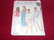 McCALL'S 2202 - LADIES CASUAL TOP - TANK TOP - PANTS SKIRT PATTERN 8-16 FF